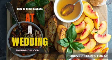 Elegant Lasagna Serving Tips for Your Dream Wedding Reception
