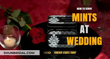Elegant Mint Serving Ideas for Your Perfect Wedding Reception