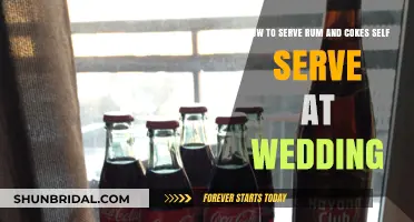 DIY Rum & Coke Station: Easy Self-Serve Wedding Drink Idea