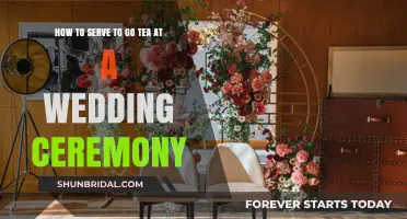 Elegant Tea-to-Go Ideas for Your Wedding Ceremony Celebration