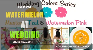 Creative Ways to Serve Watermelon at Your Wedding Celebration