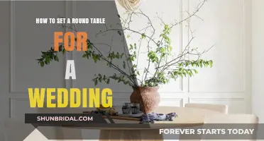 Elegant Round Table Setting Guide for Your Dream Wedding Celebration