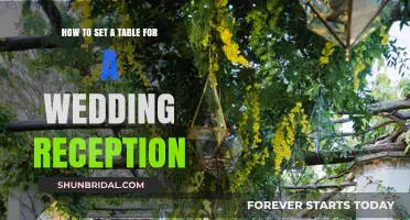 Setting a Wedding Reception Table: A Step-by-Step Guide