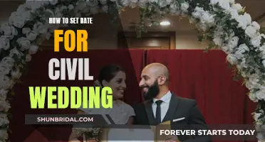 Civil Wedding Date: How to Set It