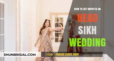 Elegant Sikh Wedding Dupatta Styling: A Step-by-Step Head Setting Guide