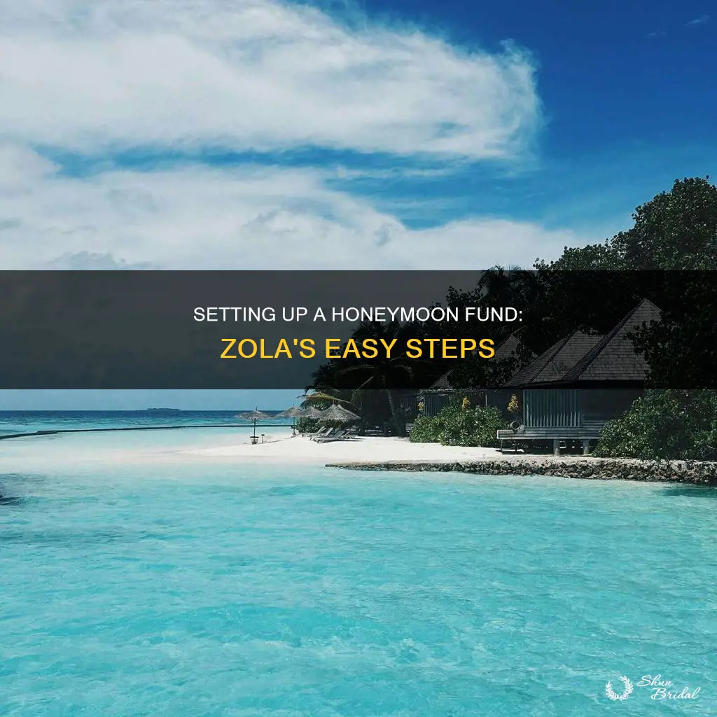 how to set honeymoon fund on zola