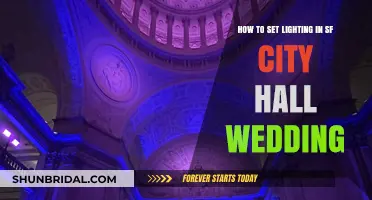 Perfect SF City Hall Wedding Lighting: Tips for a Magical Ambiance