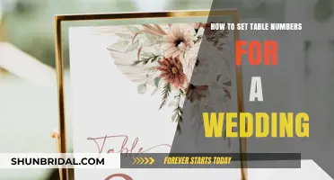 Creative Wedding Table Number Ideas: Tips for a Seamless Reception Setup