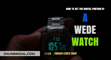 Mastering Your Wede Watch: A Guide to Setting the Digital Display