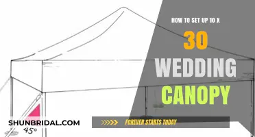 Effortless 10x30 Wedding Canopy Setup Guide for Your Special Day