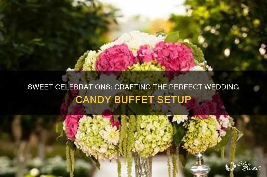 how to set up a candy buffet for a wedding