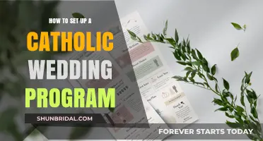 Creating a Sacred Catholic Wedding Program: A Step-by-Step Guide