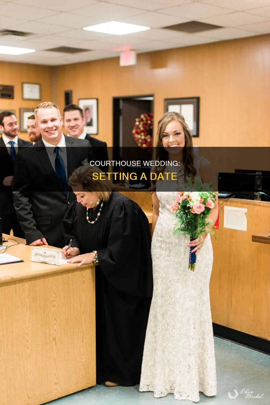 how to set up a courthouse date wedding