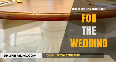 Elegant Wedding Curve Table Setup: A Step-by-Step Guide