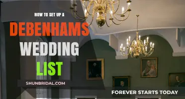 Create Your Dream Debenhams Wedding List: A Step-by-Step Guide