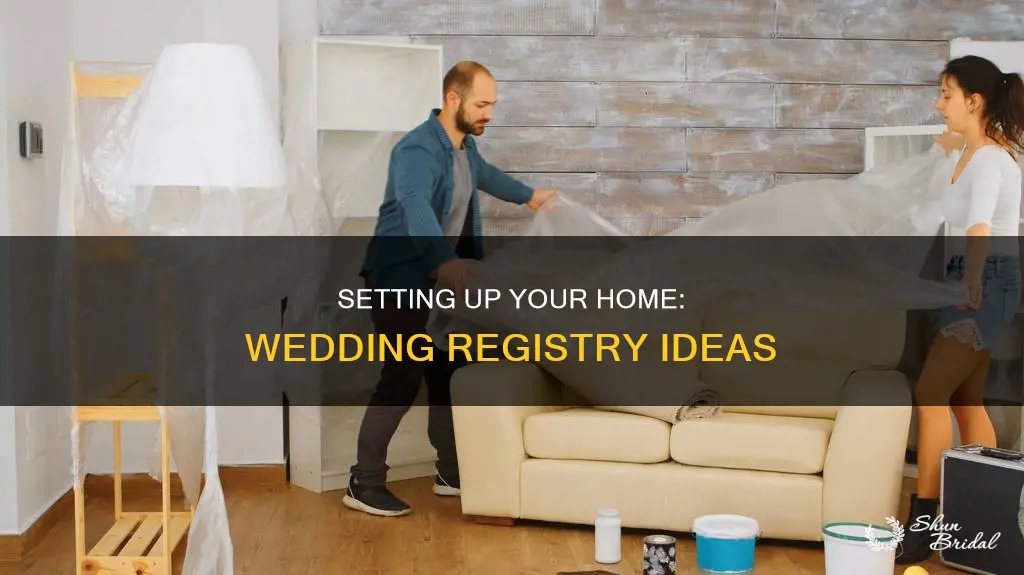 how to set up a home improvement wedding registry