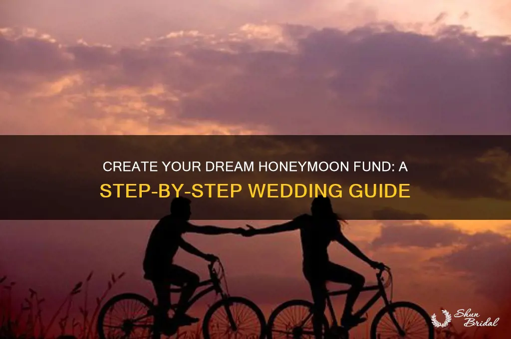 how to set up a honeymoon fund for wedding