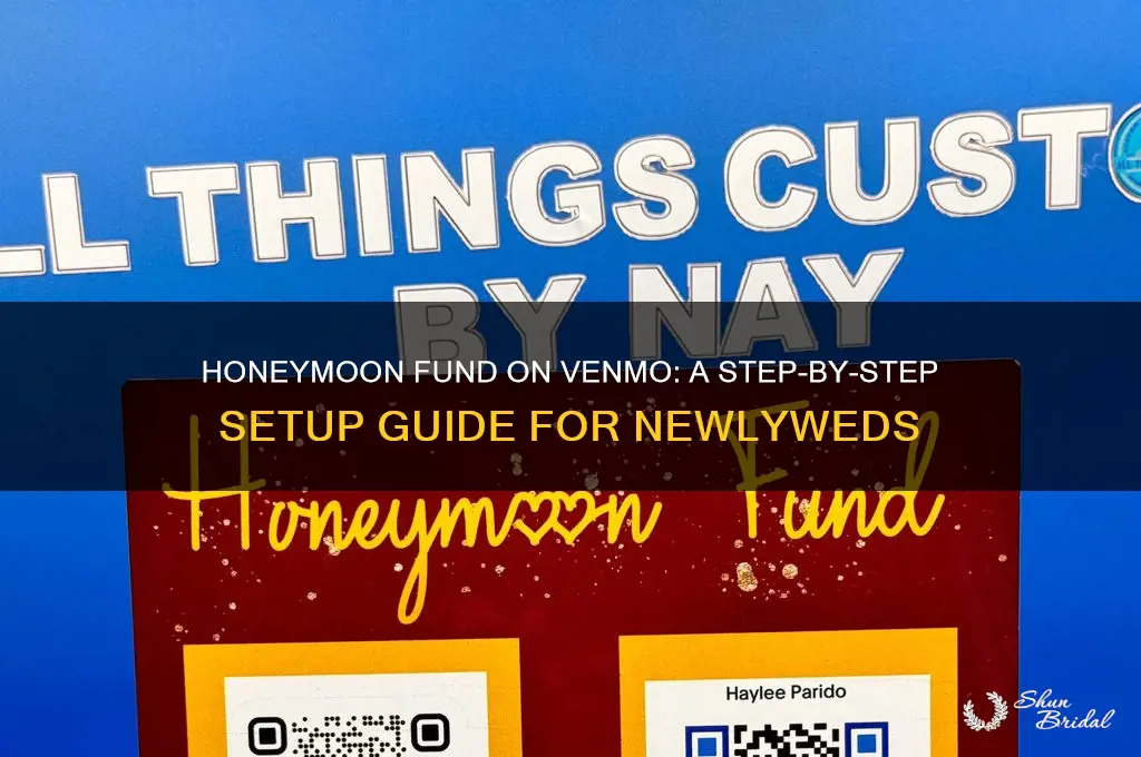 how to set up a honeymoon fund on venmo