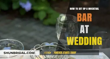 Elegant Mocktail Bar Setup: A Wedding Guest Delight Guide
