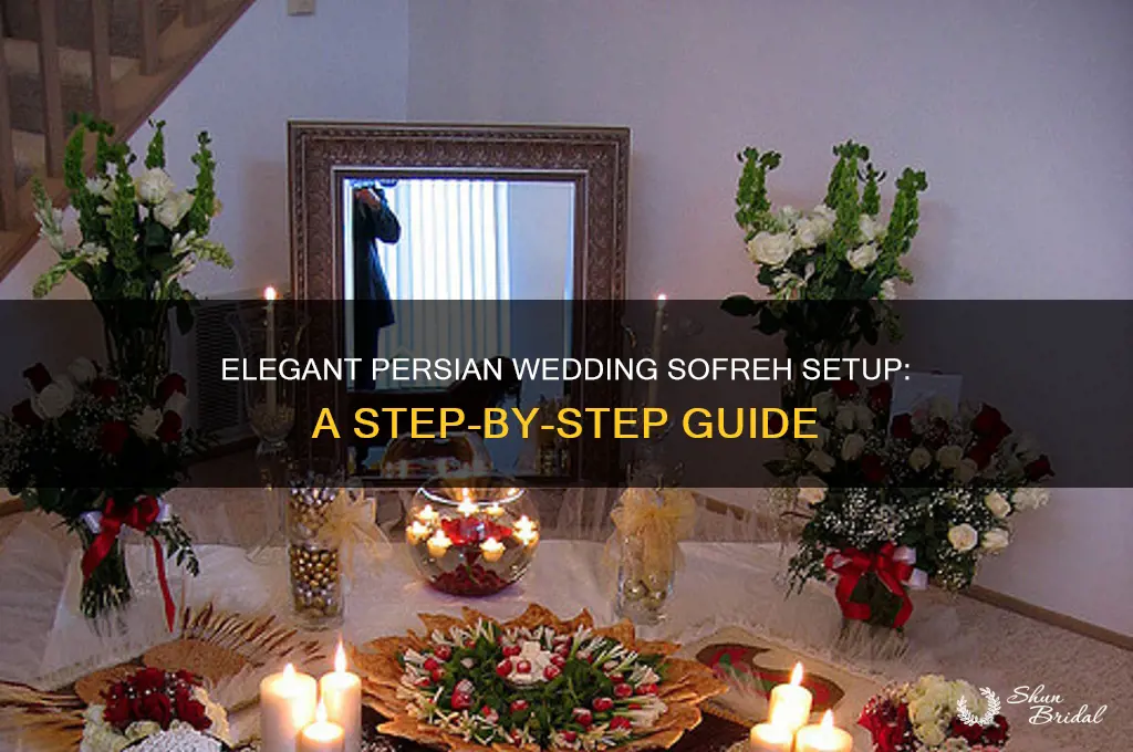 how to set up a persian wedding sofreh