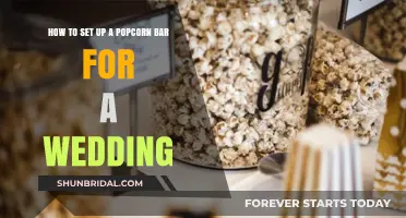 Popcorn Bar Magic: Creative Wedding Snack Station Setup Guide
