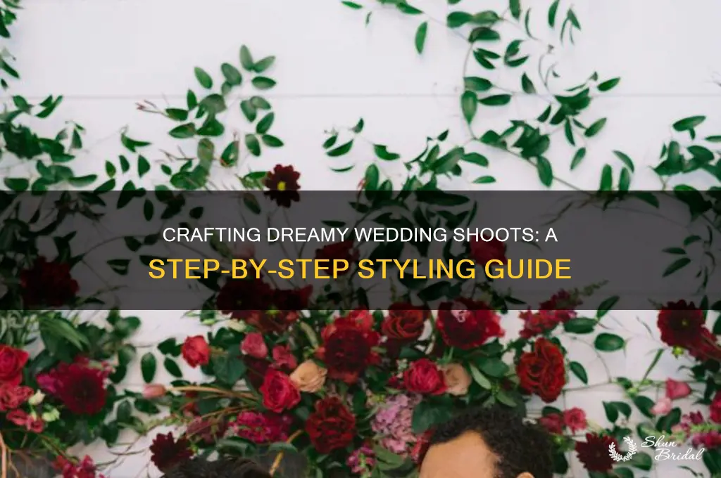 how to set up a styled wedding shoot