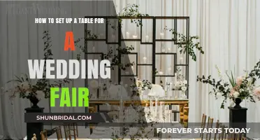 Elegant Wedding Fair Table Setup: Tips for a Stunning Display