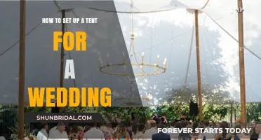 Elegant Outdoor Wedding: Step-by-Step Guide to Setting Up a Tent