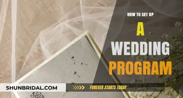 Crafting the Perfect Wedding Program: A Step-by-Step Guide