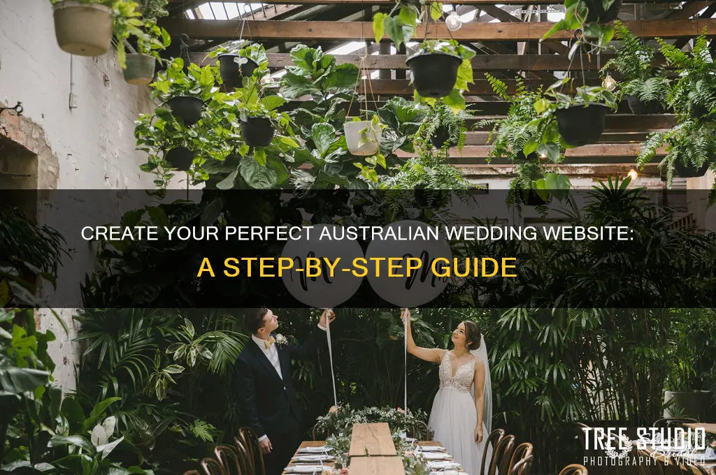how to set up a wedding website australia