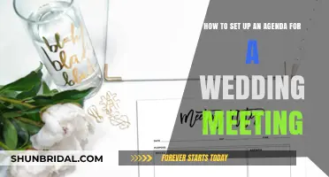 Mastering Wedding Planning: Crafting the Perfect Meeting Agenda