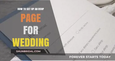 Setting Up an RSVP Page for Your Wedding