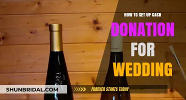 Creative Ways to Set Up a Cash Donation for Your Wedding