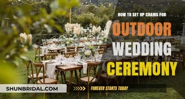 Elegant Outdoor Wedding Chair Setup: Tips for a Perfect Ceremony