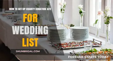 Create a Meaningful Wedding Registry: Setting Up a Charity Donation Site