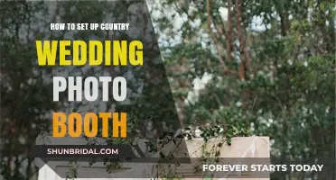Setting Up a Rustic Photo Booth for Your Country Wedding