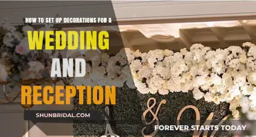 Decorating Your Wedding and Reception: A Step-by-Step Guide
