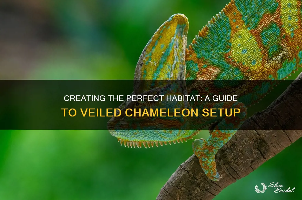 how to set up for a veiled chamaelon