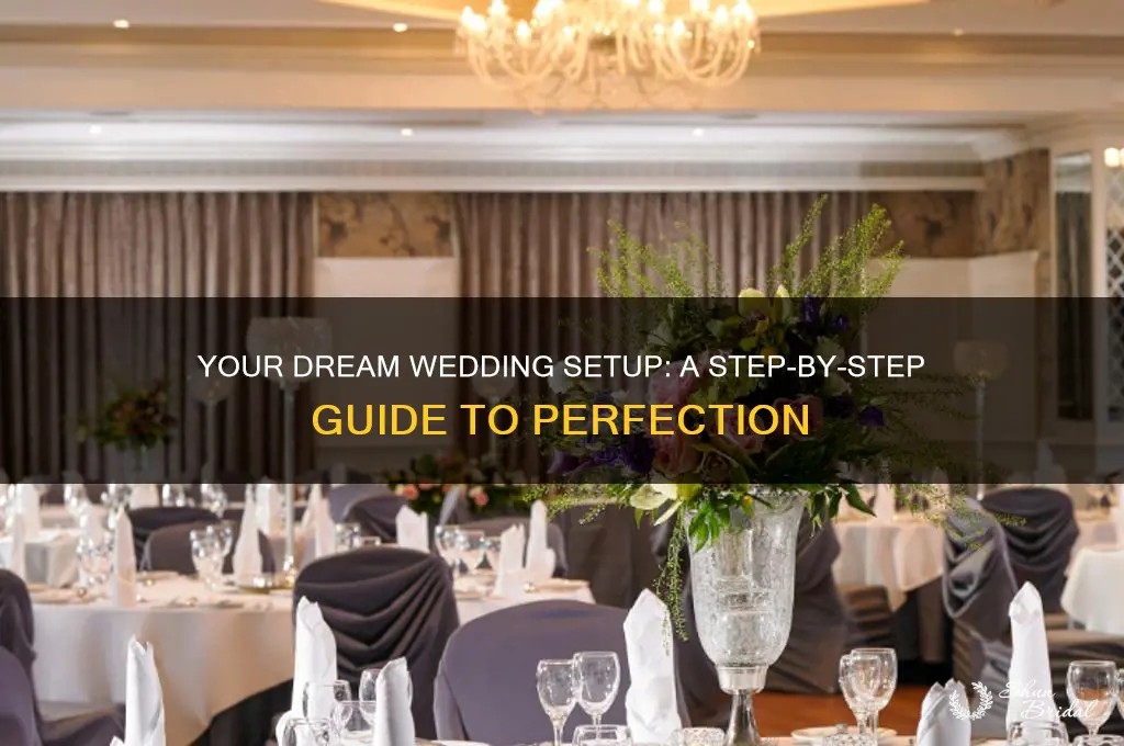 how to set up for a wedding