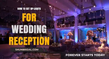 The Perfect Wedding Reception Lighting Setup