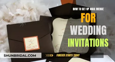 Mail Merge for Wedding Invites: A Simple Guide