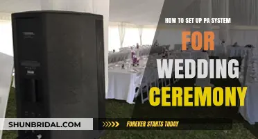 Perfect Wedding PA Setup: A Step-by-Step Guide for Clear Sound