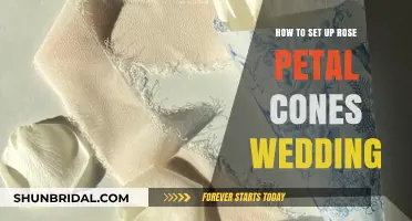 Elegant Rose Petal Cones: A Step-by-Step Wedding Setup Guide