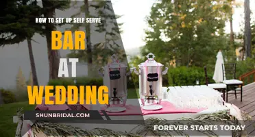 DIY Wedding Bliss: Setting Up a Self-Serve Bar for Guests