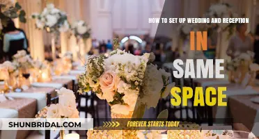 Transforming a Wedding Space for the Reception