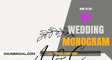 Elegant Wedding Monogram Setup: A Step-by-Step Guide for Your Big Day