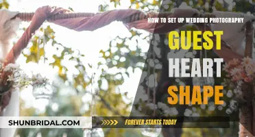 Creating a Heart-Shaped Wedding Photography Guest Setup: A Step-by-Step Guide