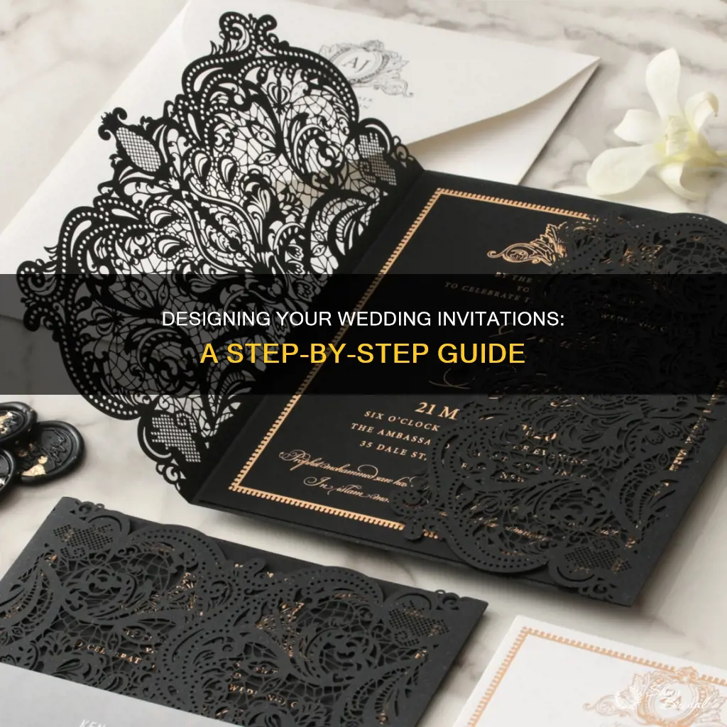 how to set up your wedding invitations