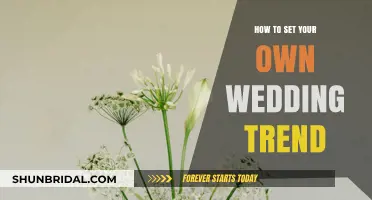 Unconventional Elegance: Crafting Your Unique Wedding Trend with Style
