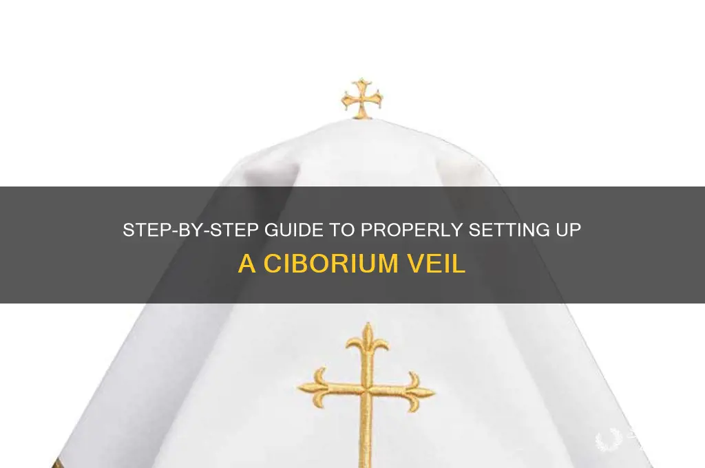 how to setup a ciborium veil
